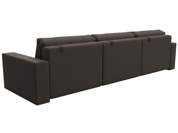 Диван прямой с декором Лига-049 НПБ Лонг Рогожка