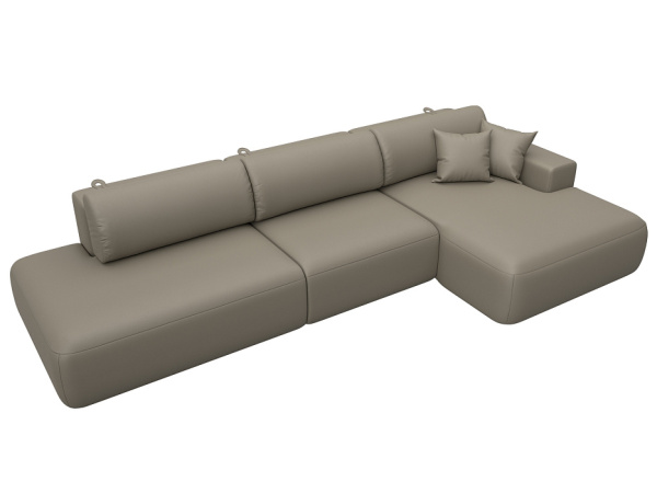 Диван угловой Лига-036 НПБ Модерн Лонг правый угол Экокожа