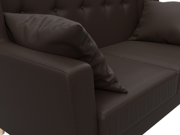 Диван кухонный прямой Брайтон 2 Экокожа