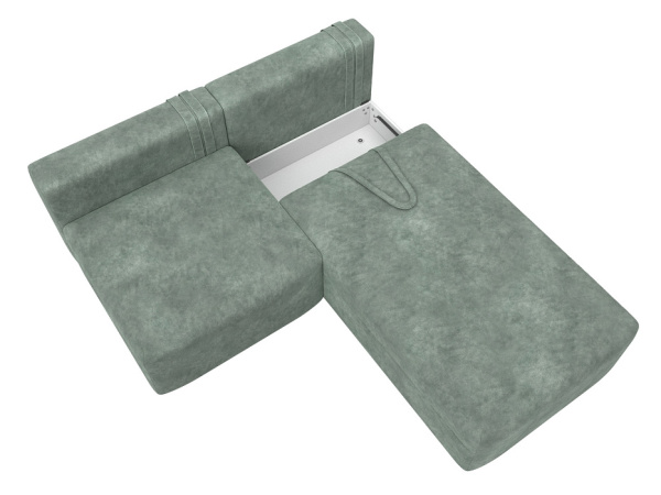 Диван угловой модульный Лига-060 НПБ угол универсальный Велюр