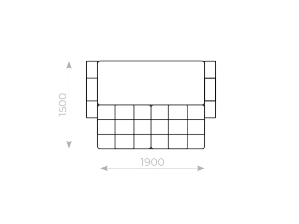 Диван Манхеттен 2 БД тик-так