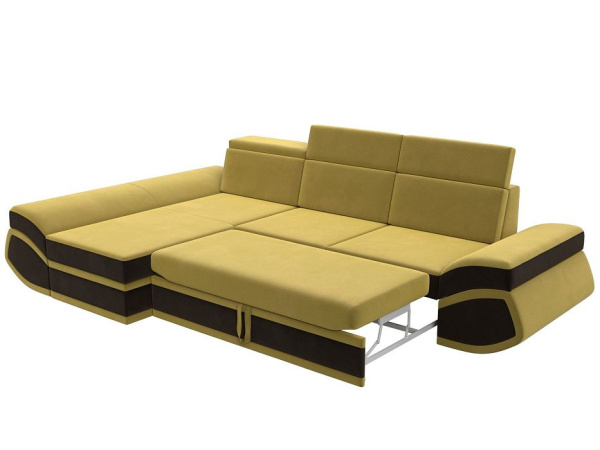 Диван угловой Лига-032 левый угол Микровельвет