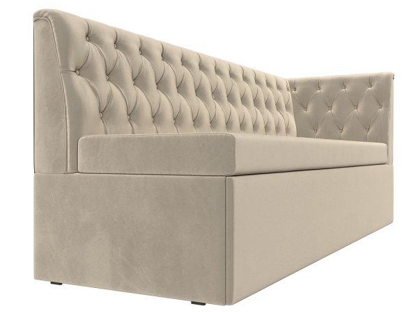 Диван кухонный Маркиз с углом справа Микровельвет