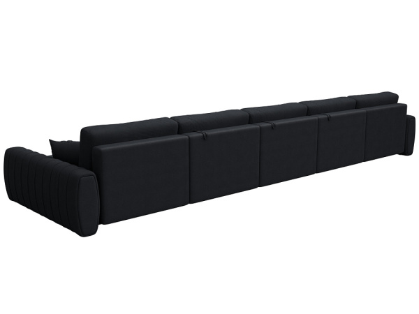 Диван П-образный Лига-057 НПБ МегаЛонг Замша