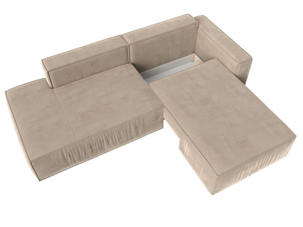 Диван угловой Прага модерн правый угол Велюр