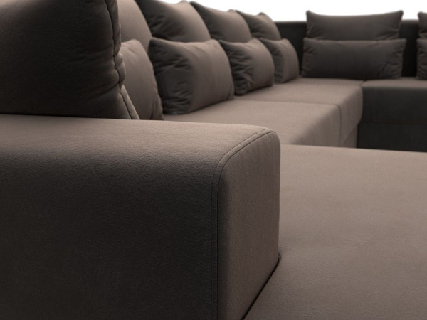 Диван П-образный Майами левый угол Велюр