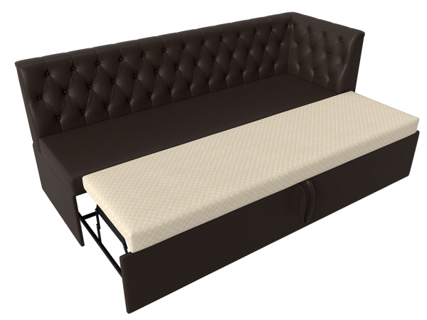 Диван кухонный Маркиз с углом справа Экокожа