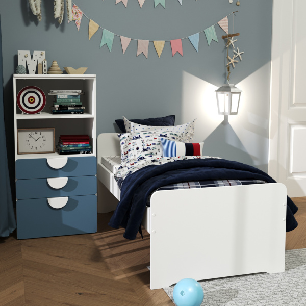 Стеллаж ПИКСИ с 3 выдвижными ящиками