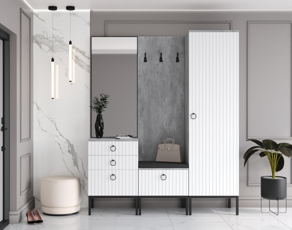 Тумба Бержер с зеркалом