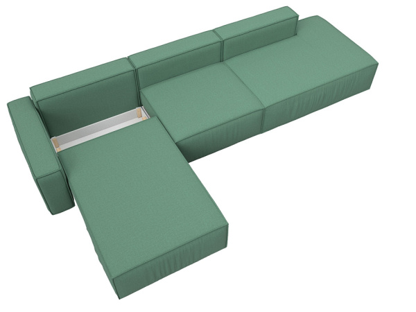 Диван угловой Прага модерн лонг левый угол Рогожка