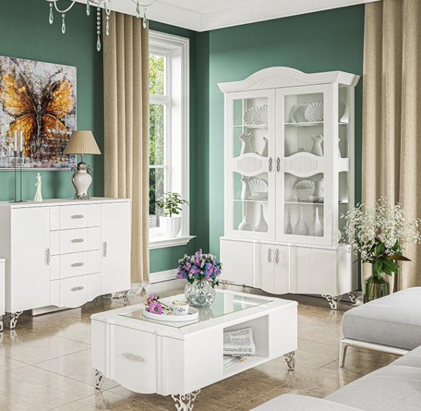 Шкаф с витриной София МН-025-21