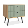 Тумба прикроватная Вега Саксония (Серо-зеленый)