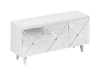 Тумба Kristal (Корпус Белый, Фасад Зеркальный)