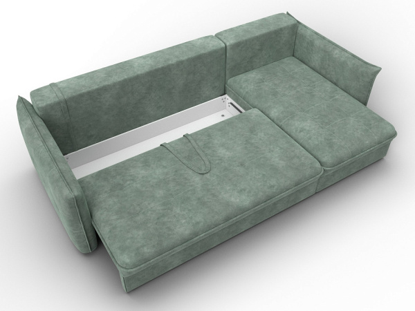 Диван угловой Лига-100 НПБ угол универсальный Велюр