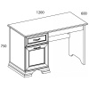 Стол письменный 120 ТИФФАНИ