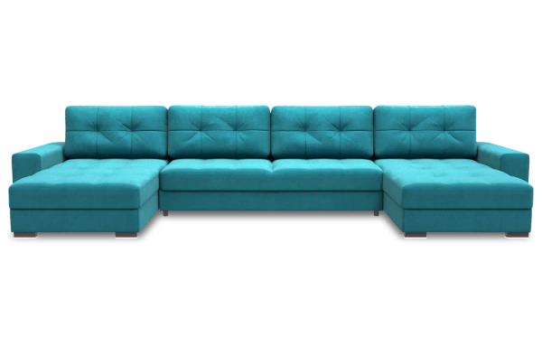 Диван Полярис 3 ПДУ (Бирюзовый)