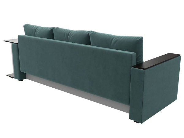 Диван прямой Атланта со столом справа Велюр