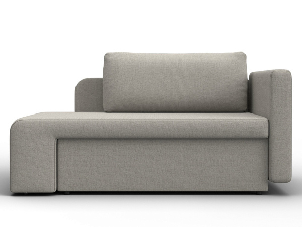 Кушетка Лига-097 Рогожка (Амур 02 бежевый)