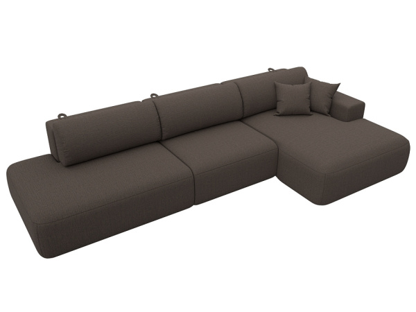 Диван угловой Лига-036 НПБ Модерн Лонг правый угол Рогожка