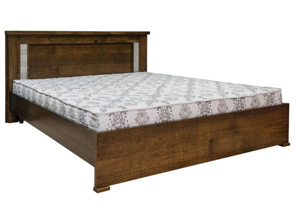 Кровать двойная Тунис (Венге c серебром 1200*2000)