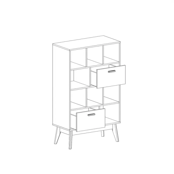 Стеллаж Калгари гостиная