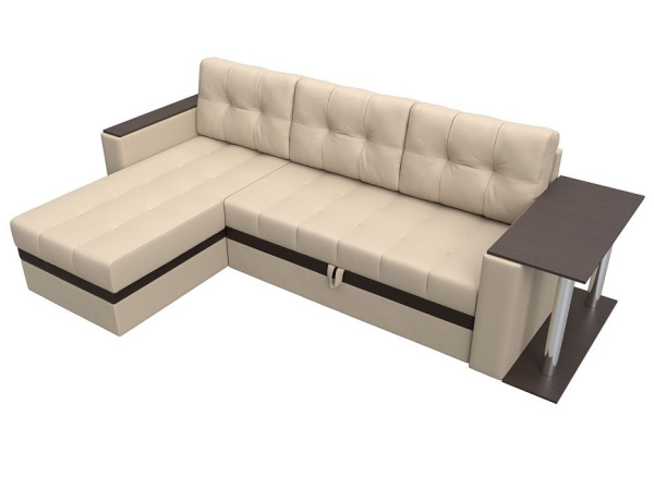 Диван угловой Атланта М левый угол Экокожа