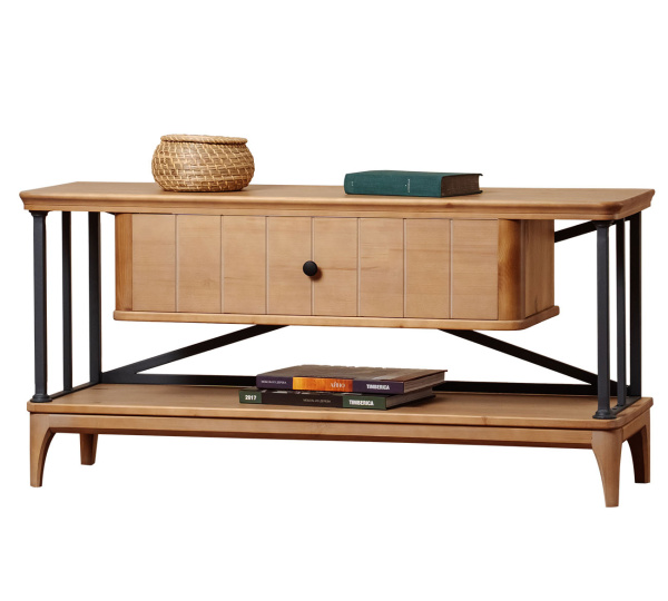 Стеллаж Вида №3 (Фасад Широкая полоска, Высота ножек 180)