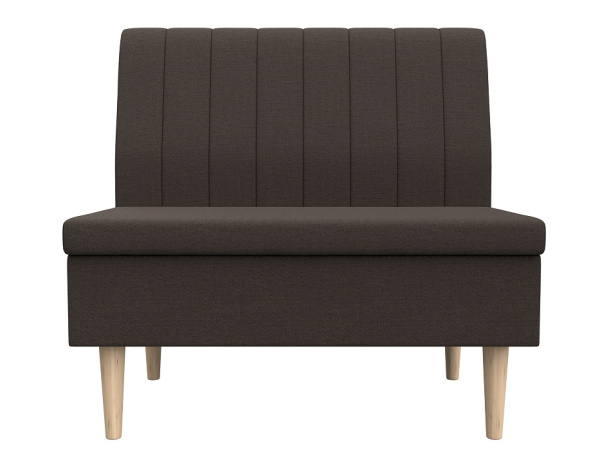 Диван прямой Мини Рогожка (Амур 05 коричневый)