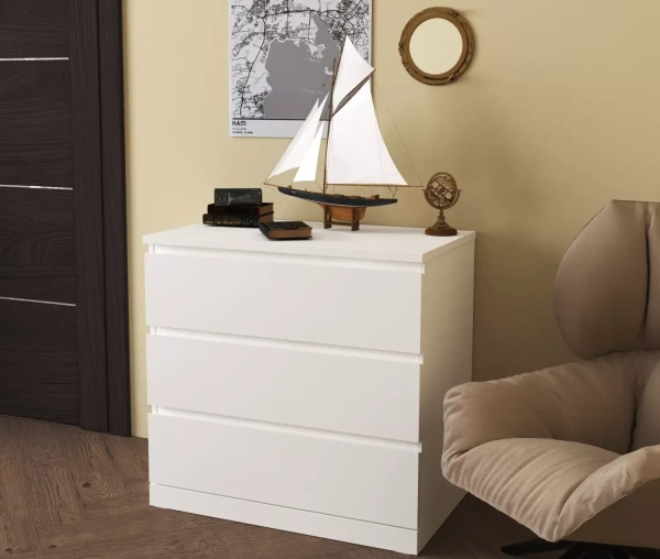 Комод Варма Прайм 3 белый