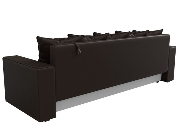 Диван прямой Дубай Лайт полки слева Экокожа