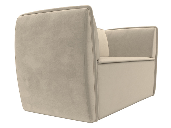 Диван кухонный прямой Бергамо 2-х местный Микровельвет