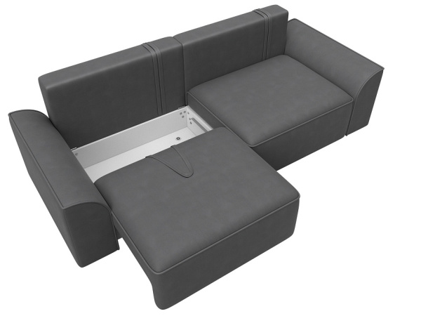 Диван прямой Лига-048 НПБ Замша