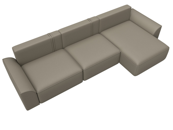 Диван угловой Лига-048 НПБ лонг Экокожа