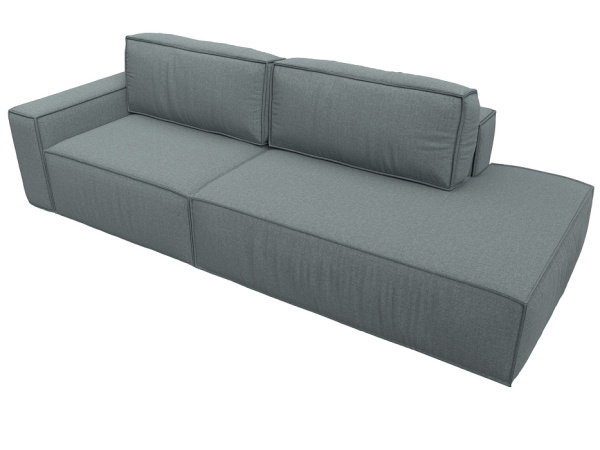 Диван прямой Прага Модерн подлокотник слева Рогожка