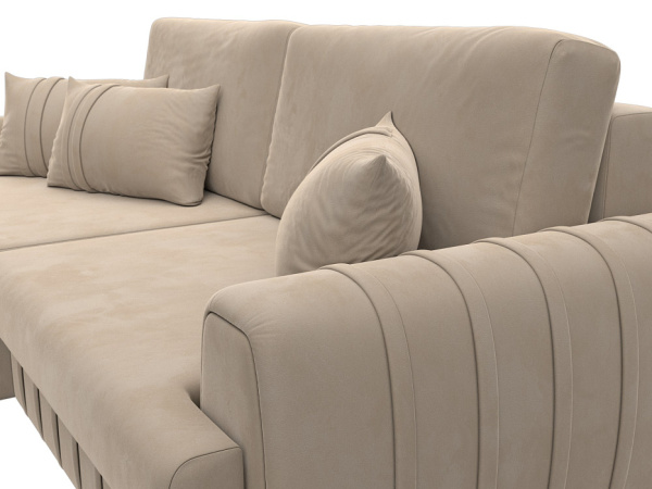 Диван угловой Лига-057 НПБ угол левый Велюр