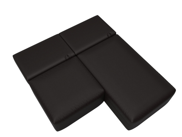 Диван угловой модульный Лига-060 НПБ угол универсальный Экокожа