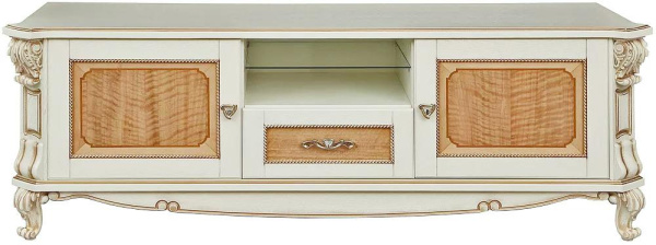 Тумба Альба ТВ2с П4.485.0.02 (П485.02с) (Слоновая кость с золочением)