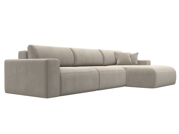 Диван угловой Лига-036 НПБ Классик Лонг правый угол Микровельвет