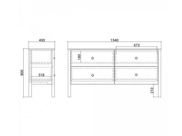 Комод Bergen home BG003