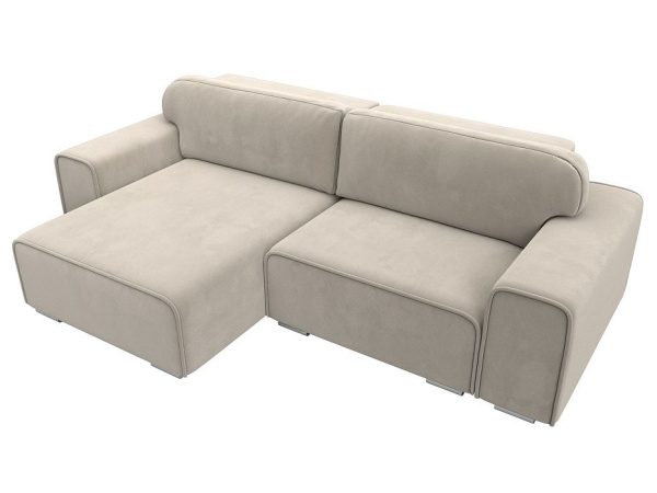 Диван угловой Лига-029 левый угол Микровельвет