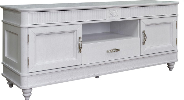 Тумба ТВ Юстина Люкс БМ2.690.0.75 (Молоко)