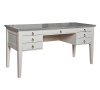 Стол письменный Хельсинки 07 (белый воск/серый)