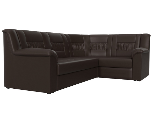 Диван угловой Карелия правый угол Экокожа