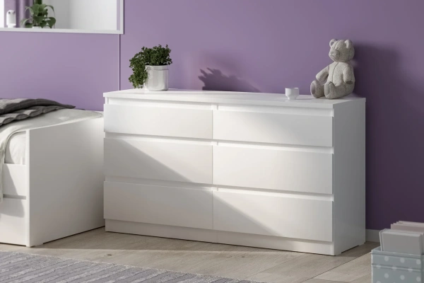 Комод КАСТОР длинный с шестью ящиками