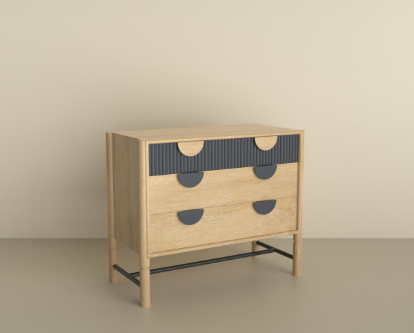 Комод Oldem 4 ящика узкий