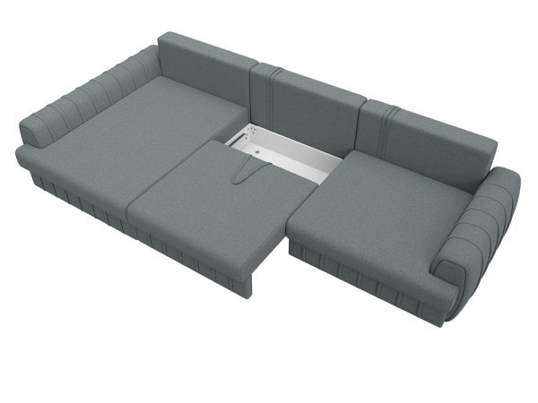 Диван угловой Лига-057 НПБ Лонг угол левый Рогожка