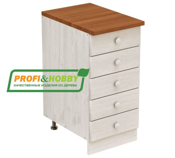 Тумба с 5-ю ящиками 400*720