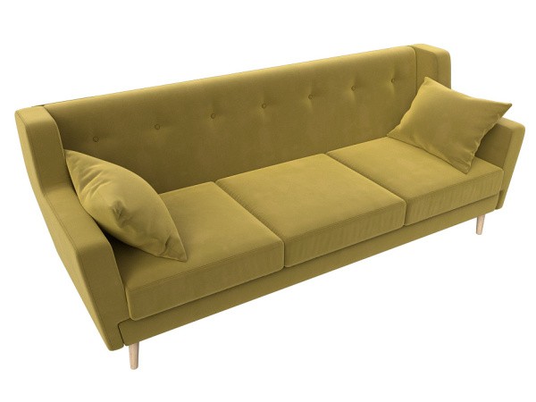 Диван кухонный прямой Брайтон 3 Микровельвет