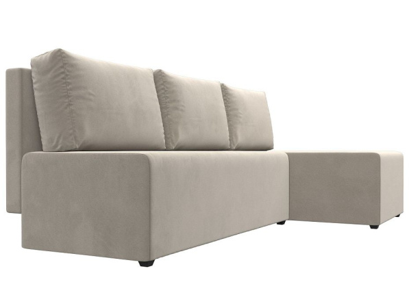 Диван угловой Поло правый угол Микровельвет