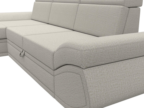 Диван угловой Лига-032 левый угол Рогожка